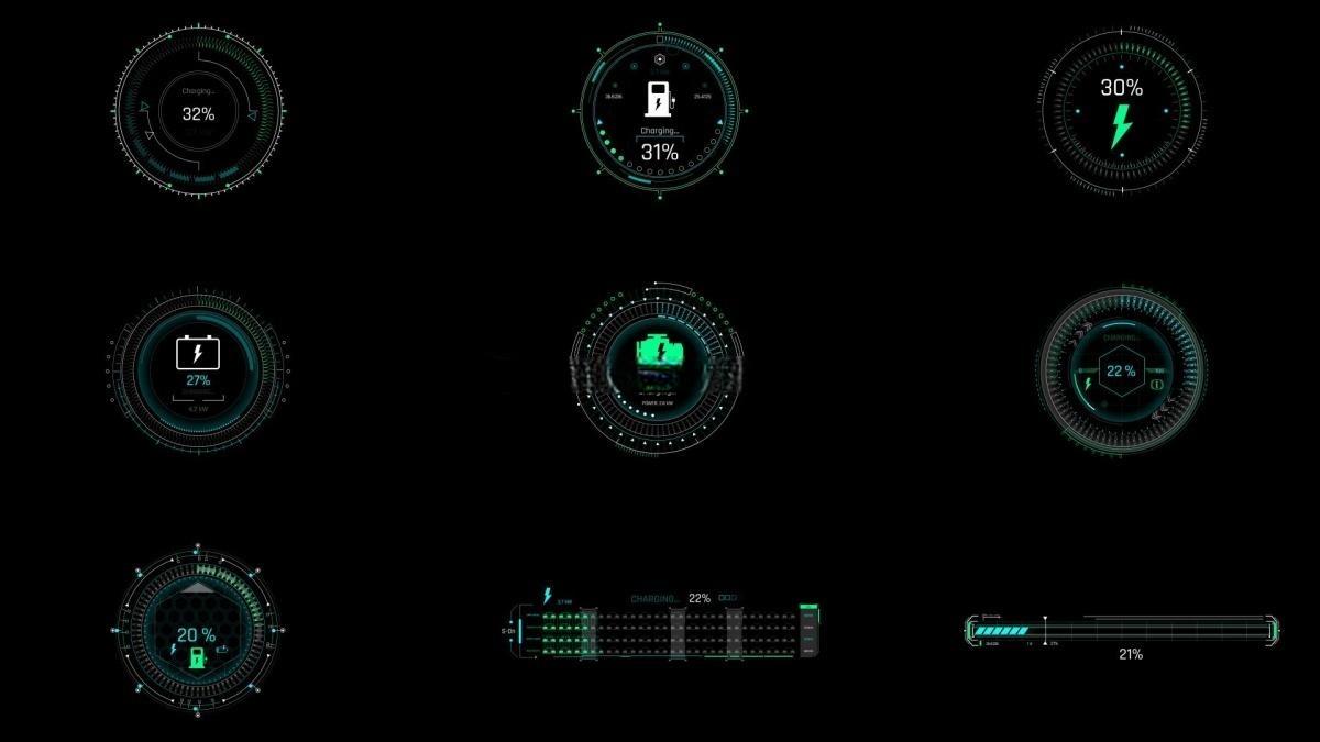 AE模板+PR预设：350组汽车科技感HUD抬头显示UI元素动画（13229）