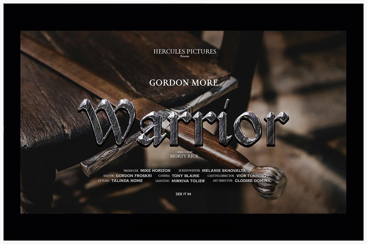 44个大胆电影美学梦幻、浪漫、科幻、惊悚海报电影预告片4K封面海报文字标题排版PSD模板（13883）