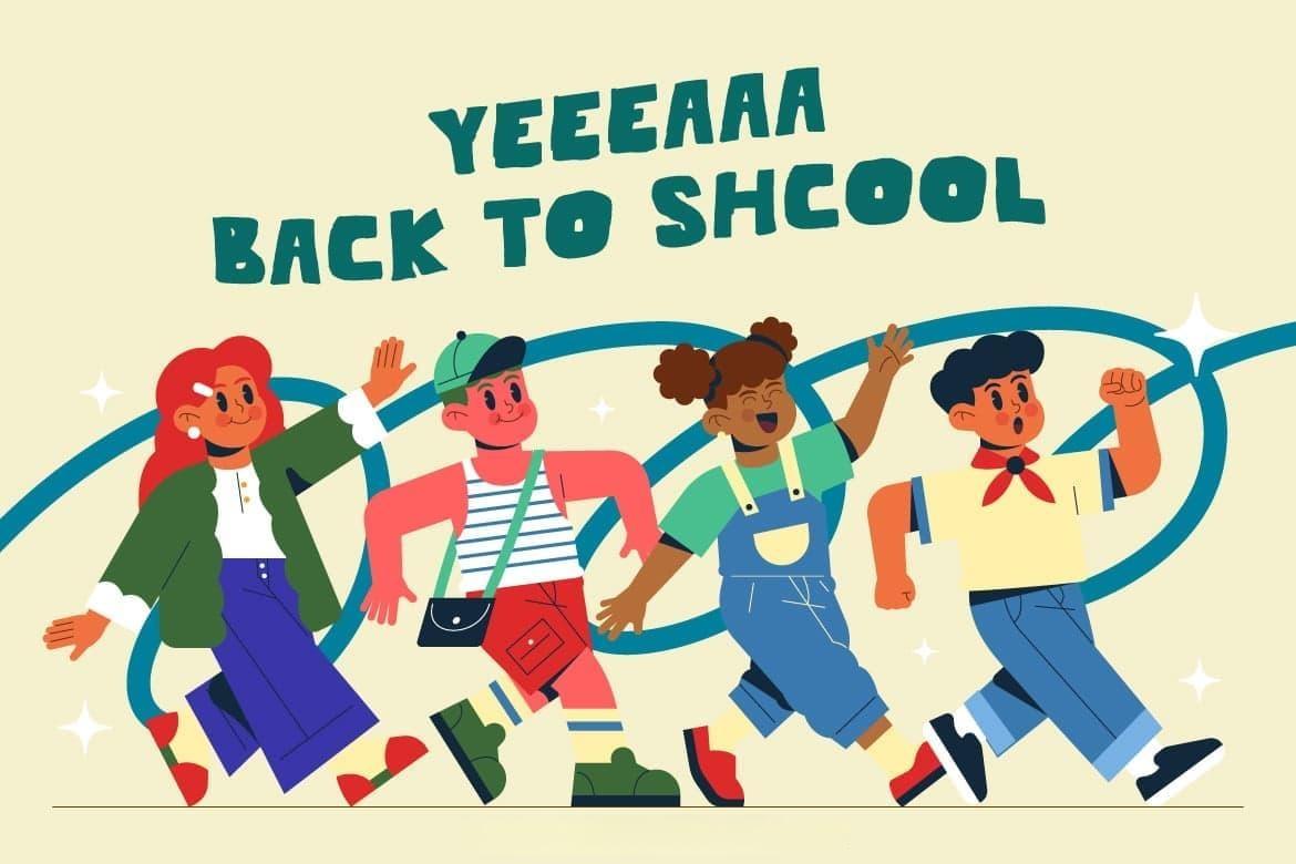 英文字体：趣味古怪俏皮儿童插画绘本教育读物品牌厚实手写海报封面设计字体 Glackzo – A Playful Handwritten Full of Joy（13062）