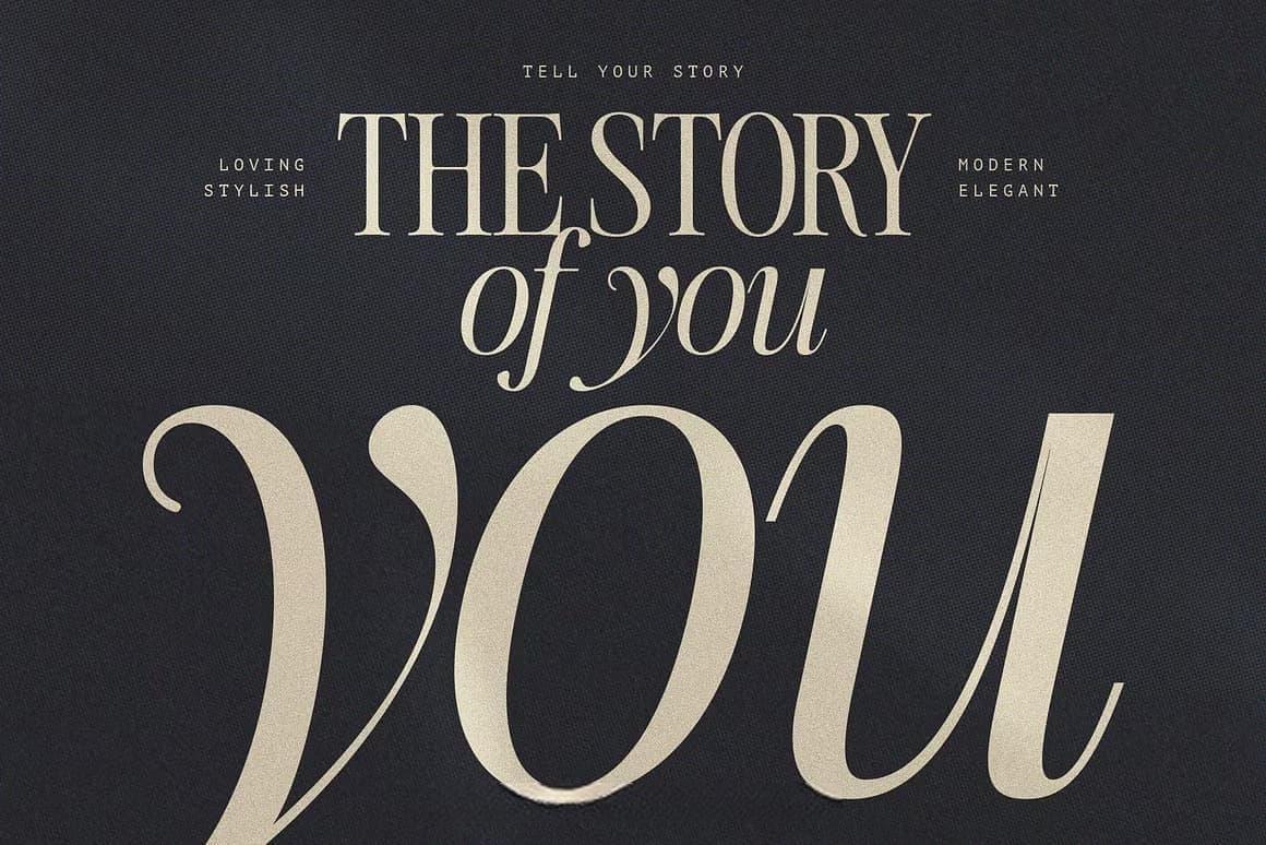 英文字体：80年代高级时装杂志文艺logo标题衬线排版海报封面字体 The Silver Editorial Serif Font（13707）