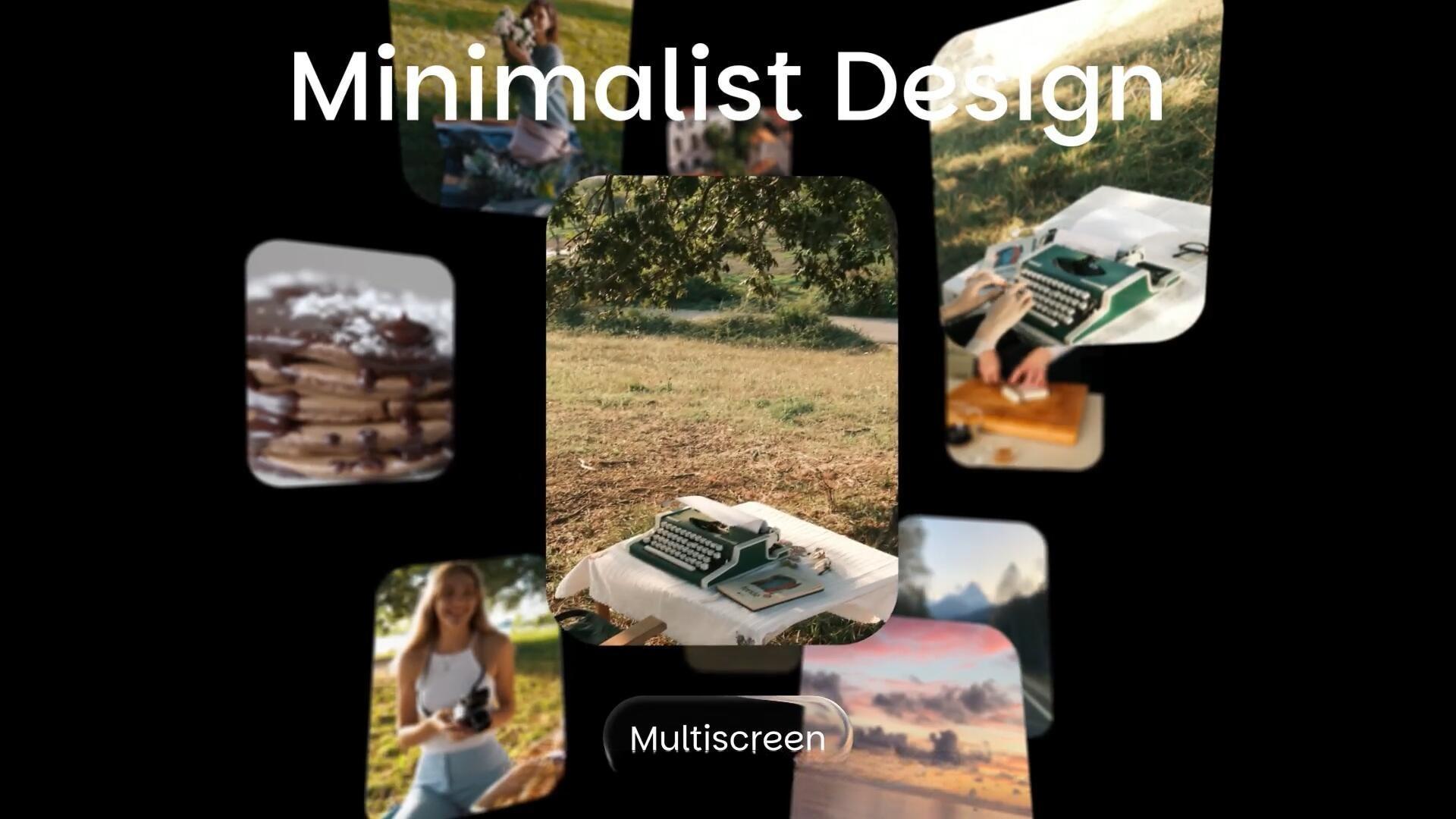 AE模板：极简美学沉浸式裸眼3D立体环绕照片轮播照片视频展示效果（13605）