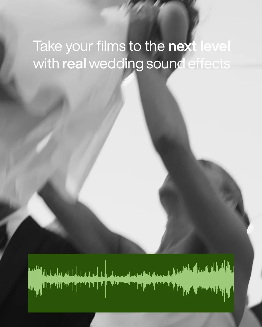 Wedding SFX 110多种热门婚礼短片剪辑欢呼声、掌声、笑声、氛围、烟花音效素材包 Wedding SFX – Plus Two Store（13115）