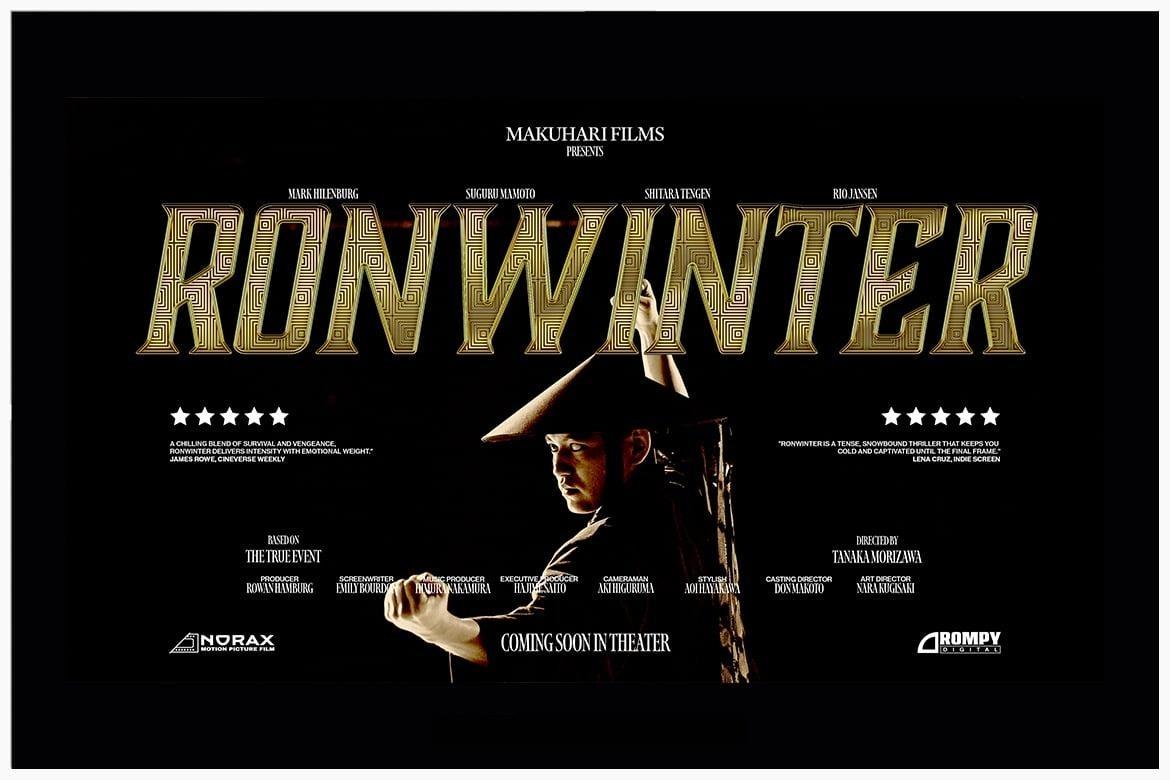 44个大胆电影美学梦幻、浪漫、科幻、惊悚海报电影预告片4K封面海报文字标题排版PSD模板（13883）