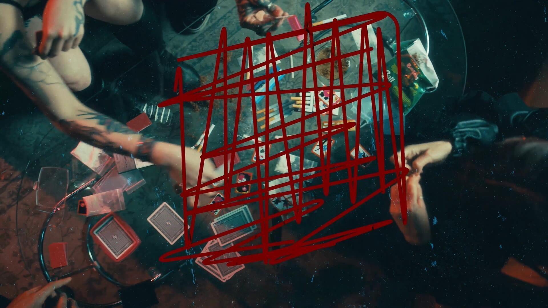 AE/PR/达芬奇模板：20个潦草蹩脚凌乱手绘艺术线条标记叠加元素动画（13652）