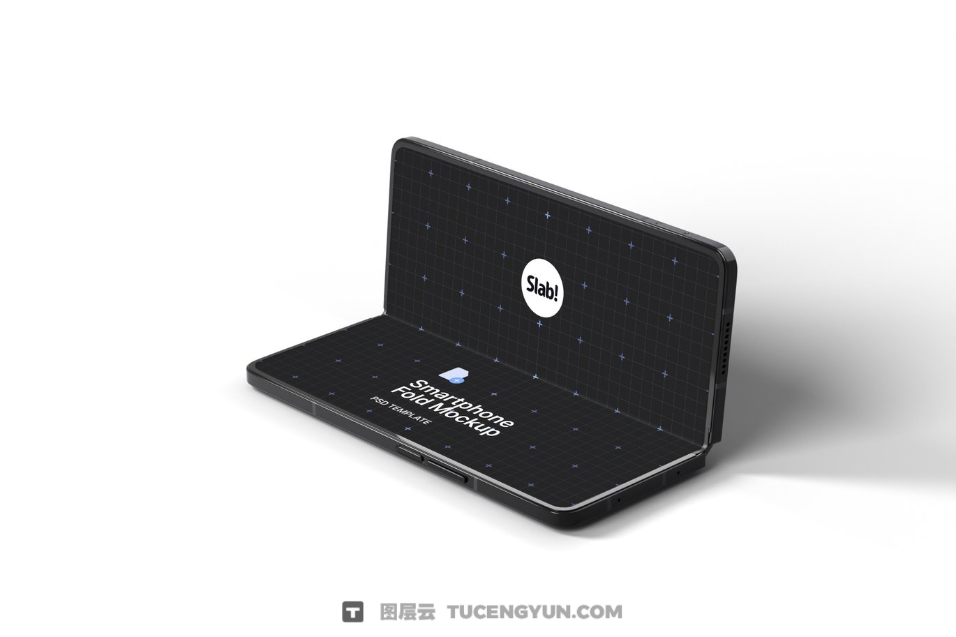 10种三星Galaxy Z折叠屏安卓手机广告UI界面APP设计展示PSD样机套装（13357）