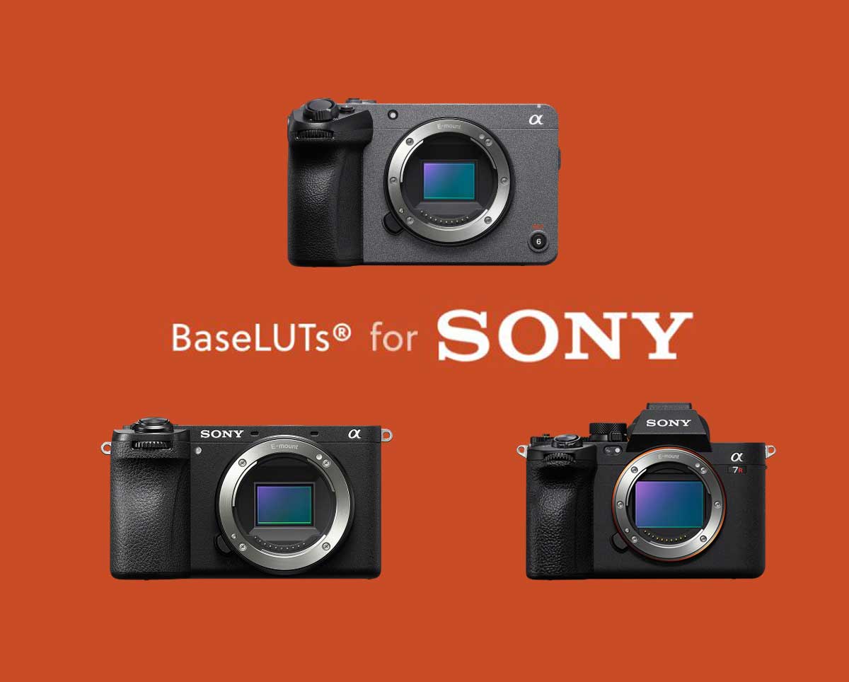 热门专业电影级索尼S-Log3色彩还原LUT调色预设 BaseLUTs 支持Sony FX30、Sony FX3、A7SIII、A6700、 A7RV、A7IV（12625）