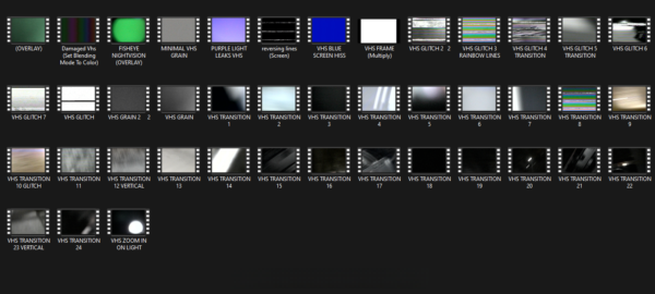 复古嘻哈说唱CRT/VHS视觉美学故障模拟叠加纹理视频素材 REMEDI – ULTIMATE OVERLAYS BUNDLE (CRT + VHS PACK)（13694）