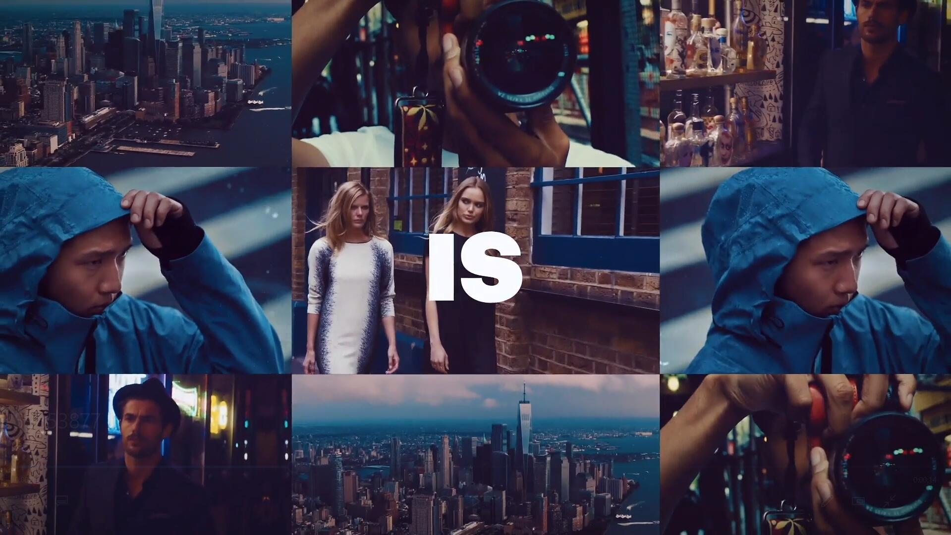 AE模板：全新节奏快闪电影剪辑品牌介绍开场片头（13417）