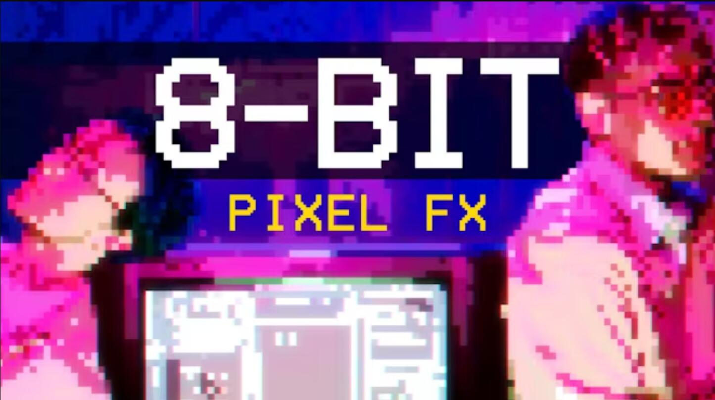 达芬奇预设:复古8bit像素化街机游戏数字失真效果预设(13500) 达芬奇预设:复古8bit像素化街机游戏数字失真效果预设(13500)