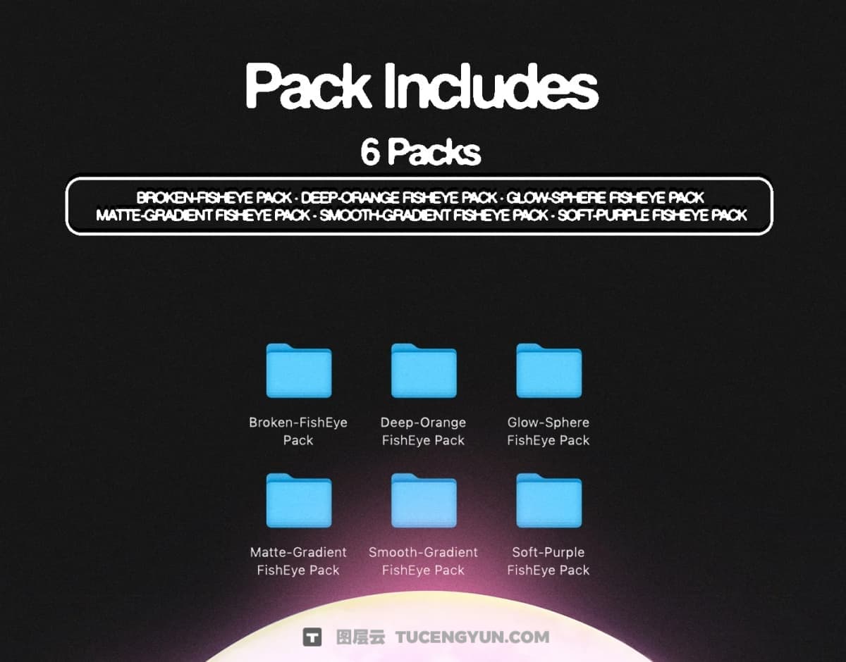 200款老式复古相机鱼眼镜头变形扭曲照片叠加纹理素材包 Züli – 200 FishEye Textures Packs V.01（13382）
