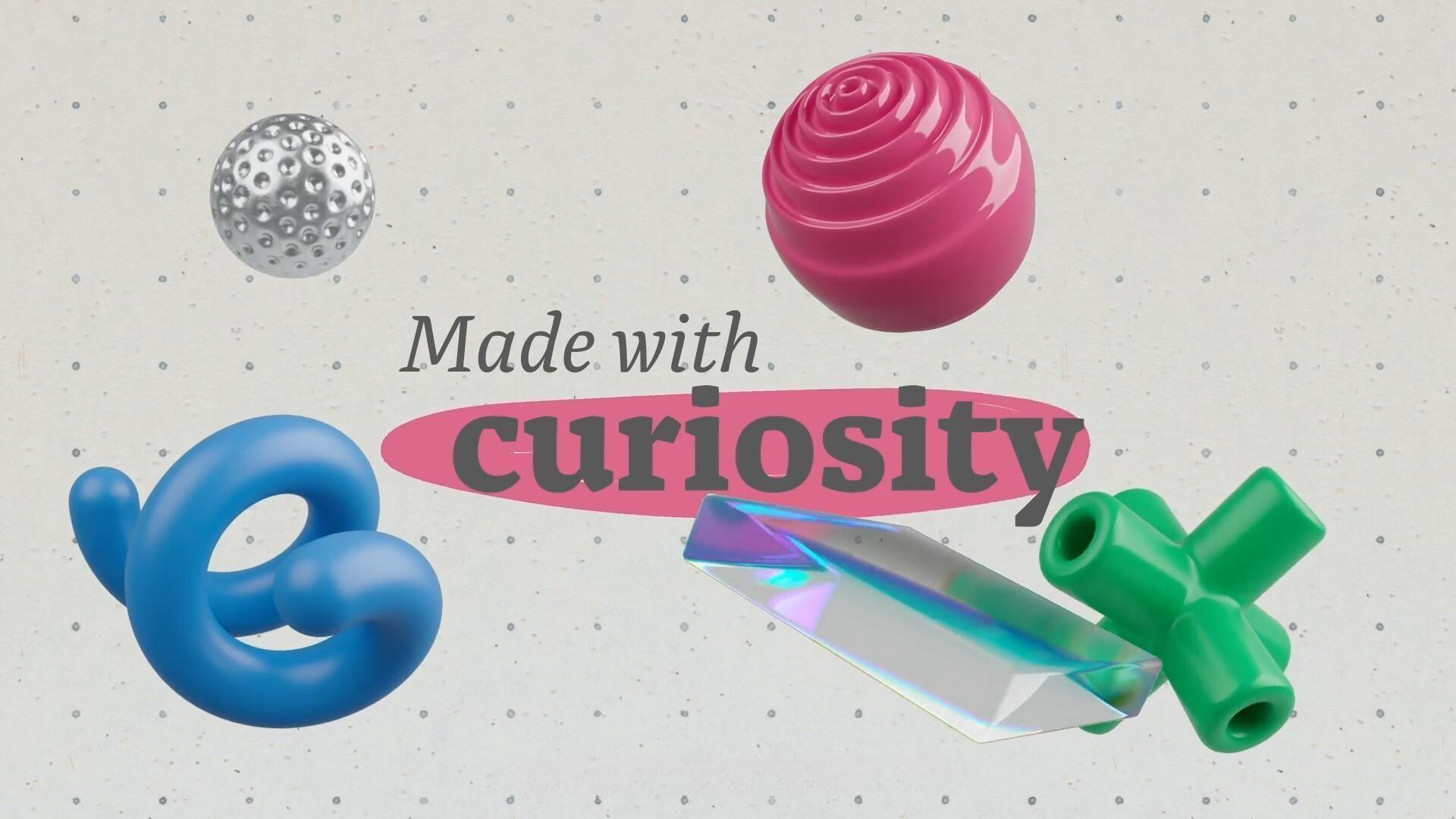 AE模板：趣味涂鸦艺术3D几何形状粗体文字标题排版动画（13580）