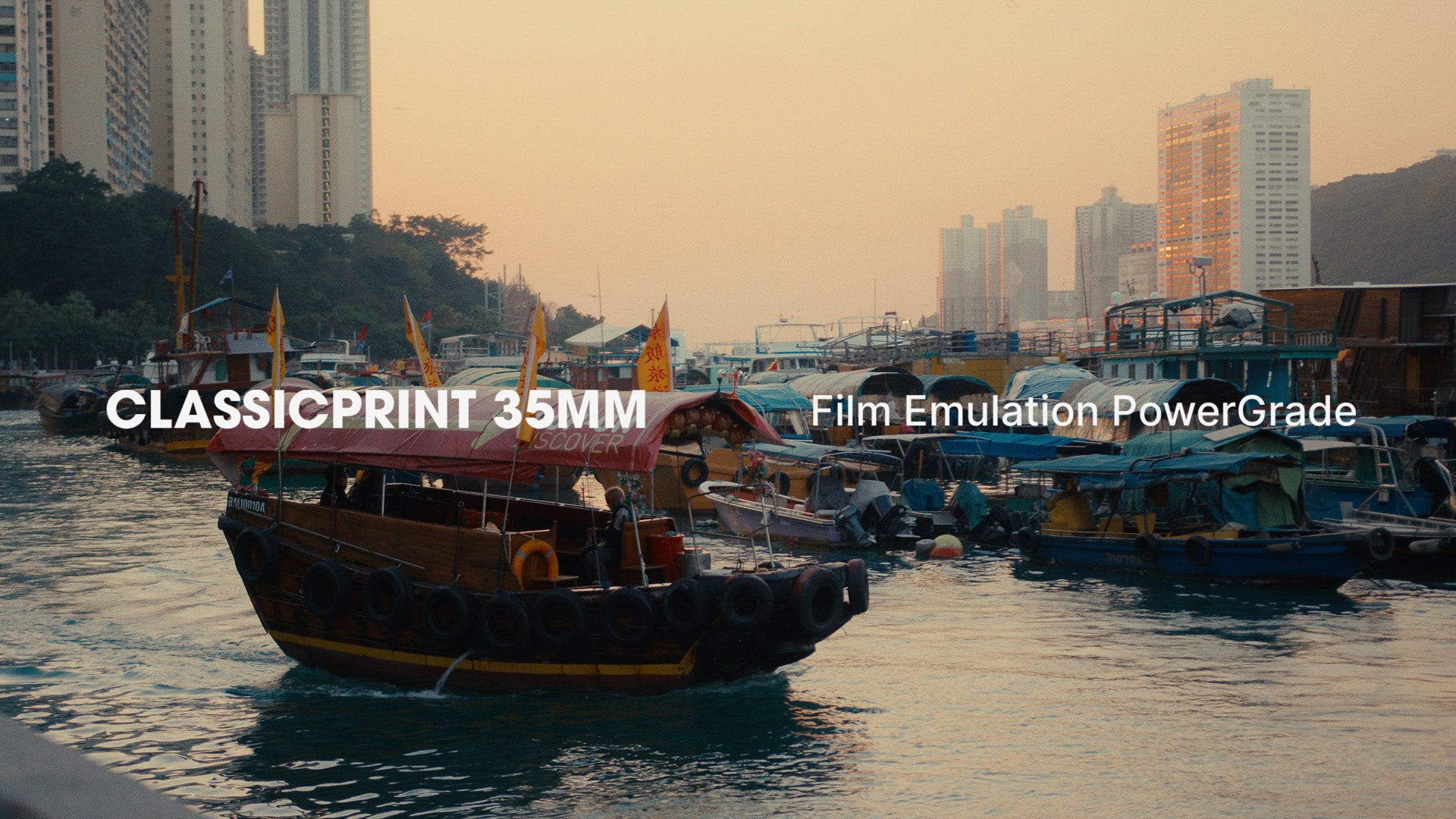 ClassicPrint 35mm Film Emulation PowerGrade V5 港风美学经典35mm胶片模拟电影视觉效果色彩分级达芬奇调色节点+LUT调色预设（10604）