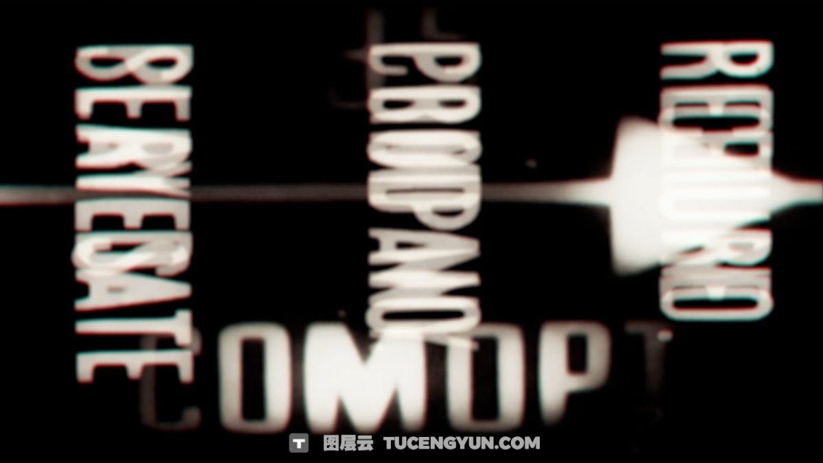 14个复古美学胶片划痕颗粒漏光字母叠加转场视频素材+音效素材（13403）