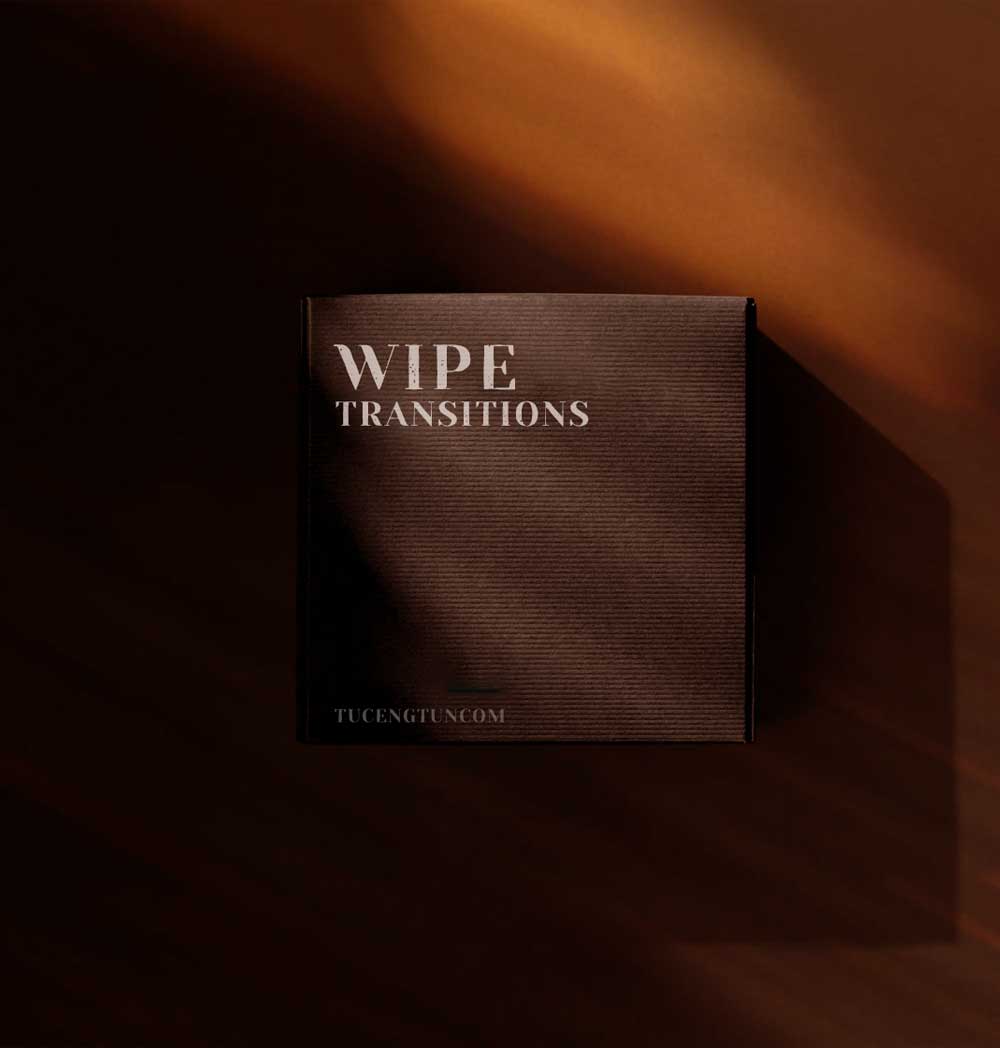 105种复古慢快门风格城市灯光、胶片、砂砾、光线擦拭短片剪辑转场过渡视频素材+音效 Wipe Transitions（13405）