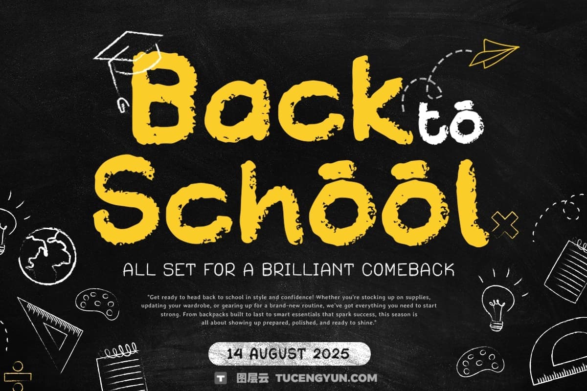 英文字体：真实粗糙艺术感黑板手写粉笔触感创意封面海报设计字体 Boardly – Rough Handwritten Chalk Font（13359）