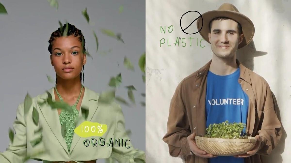 FCPX插件：创意清新氛围健康生态食品广告短片剪辑手绘文字标题动画（13243）