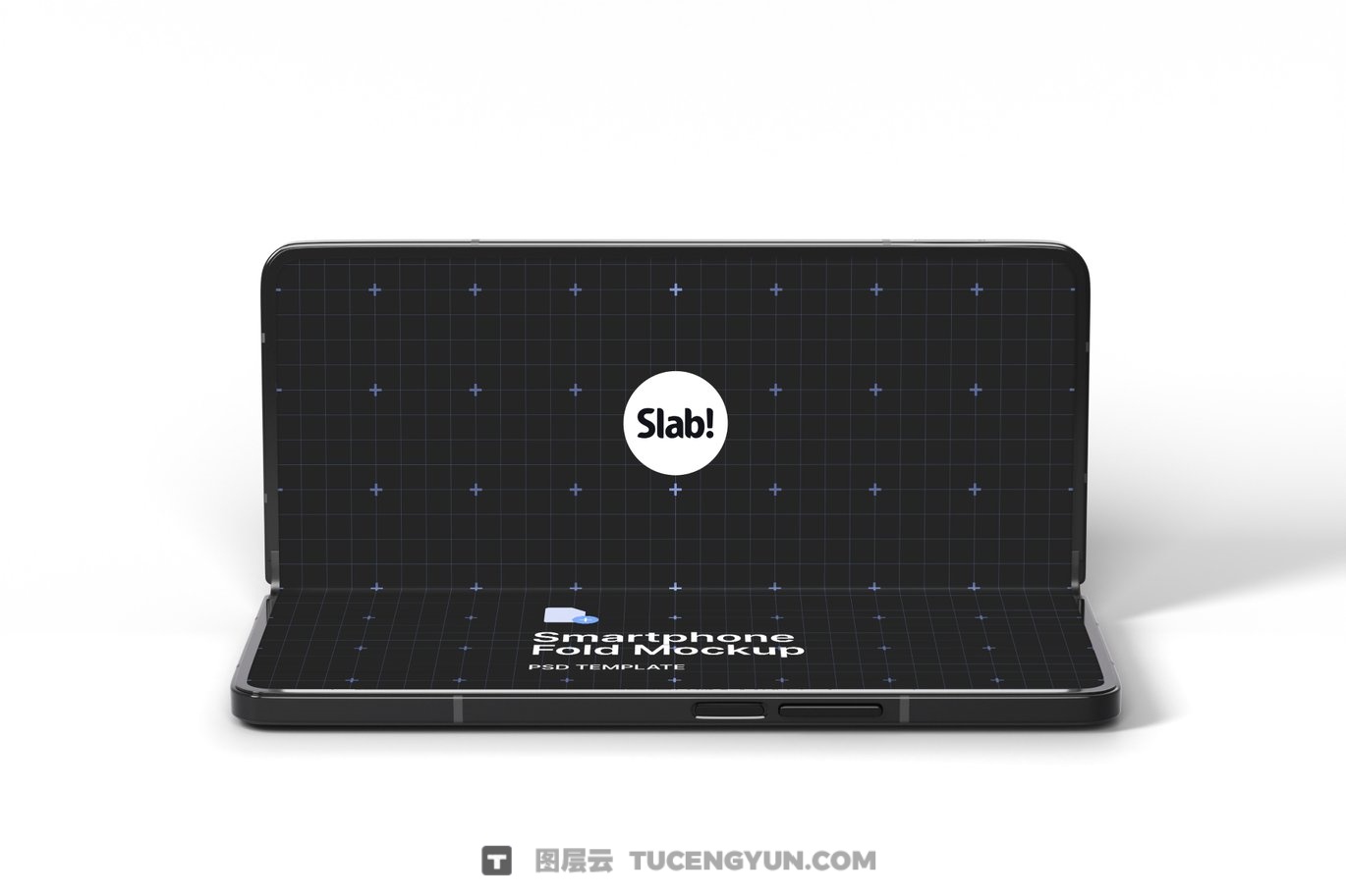 10种三星Galaxy Z折叠屏安卓手机广告UI界面APP设计展示PSD样机套装（13357）