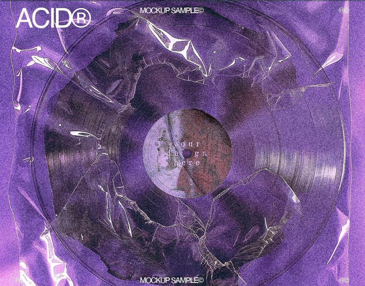 80个复古酸性艺术运动模糊抽象图像叠加纹理+PSD特效套装 Züli – 80 Acid Pack (Textures&Mockups)（13699）