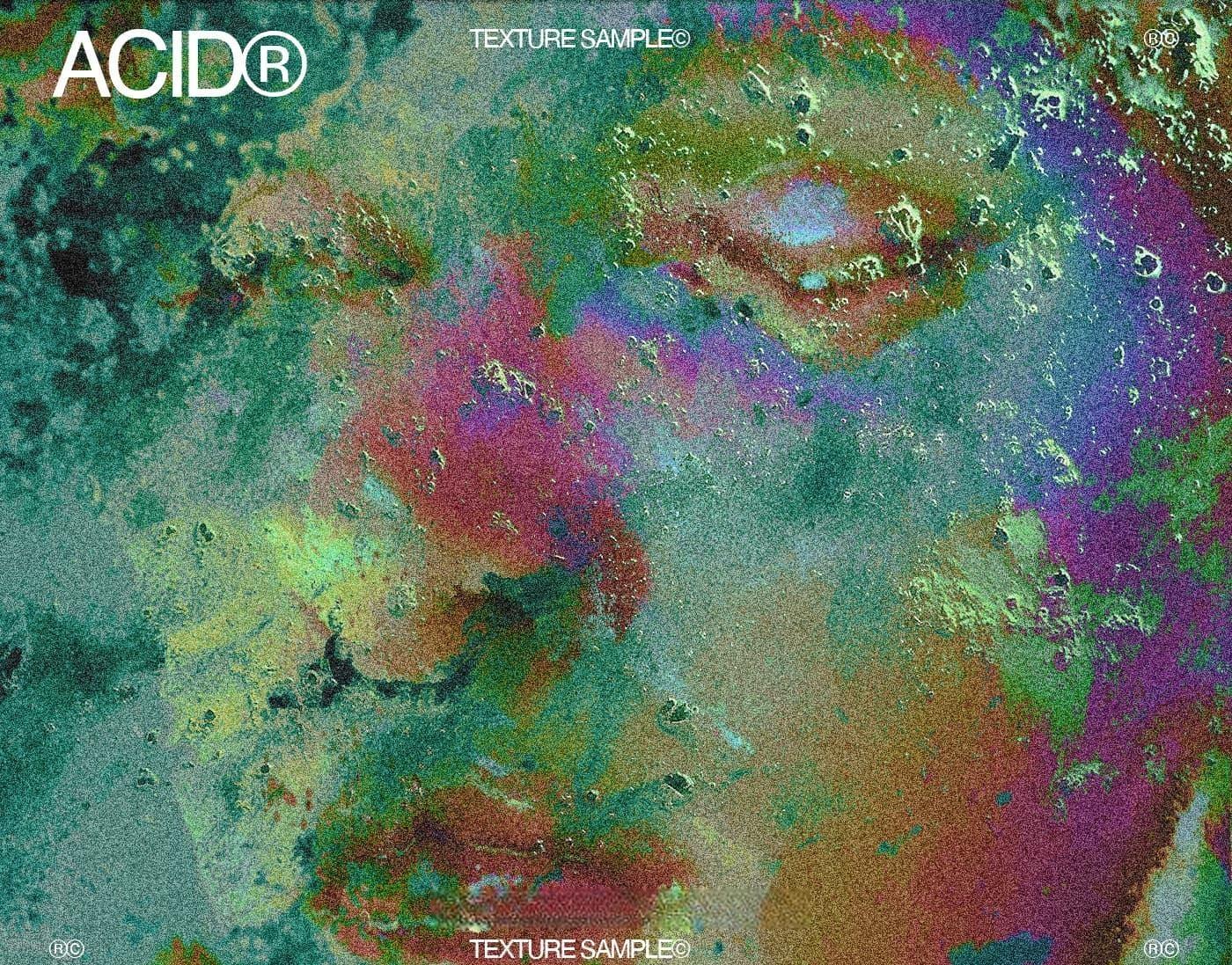 80个复古酸性艺术运动模糊抽象图像叠加纹理+PSD特效套装 Züli – 80 Acid Pack (Textures&Mockups)（13699）