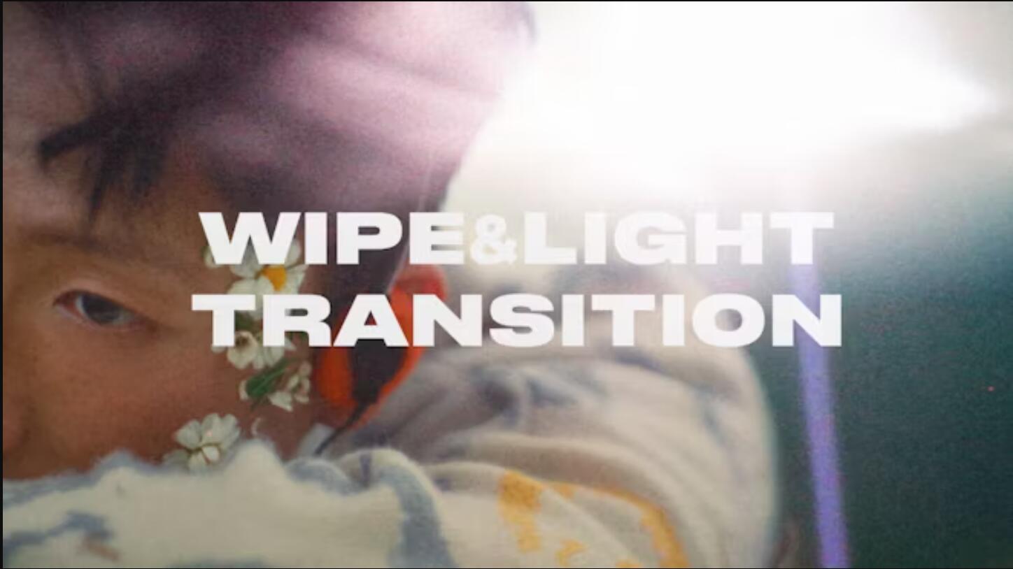 PR模板：复古美学电影级光学镜头耀斑折射漏光4K无缝转场过渡（13604）