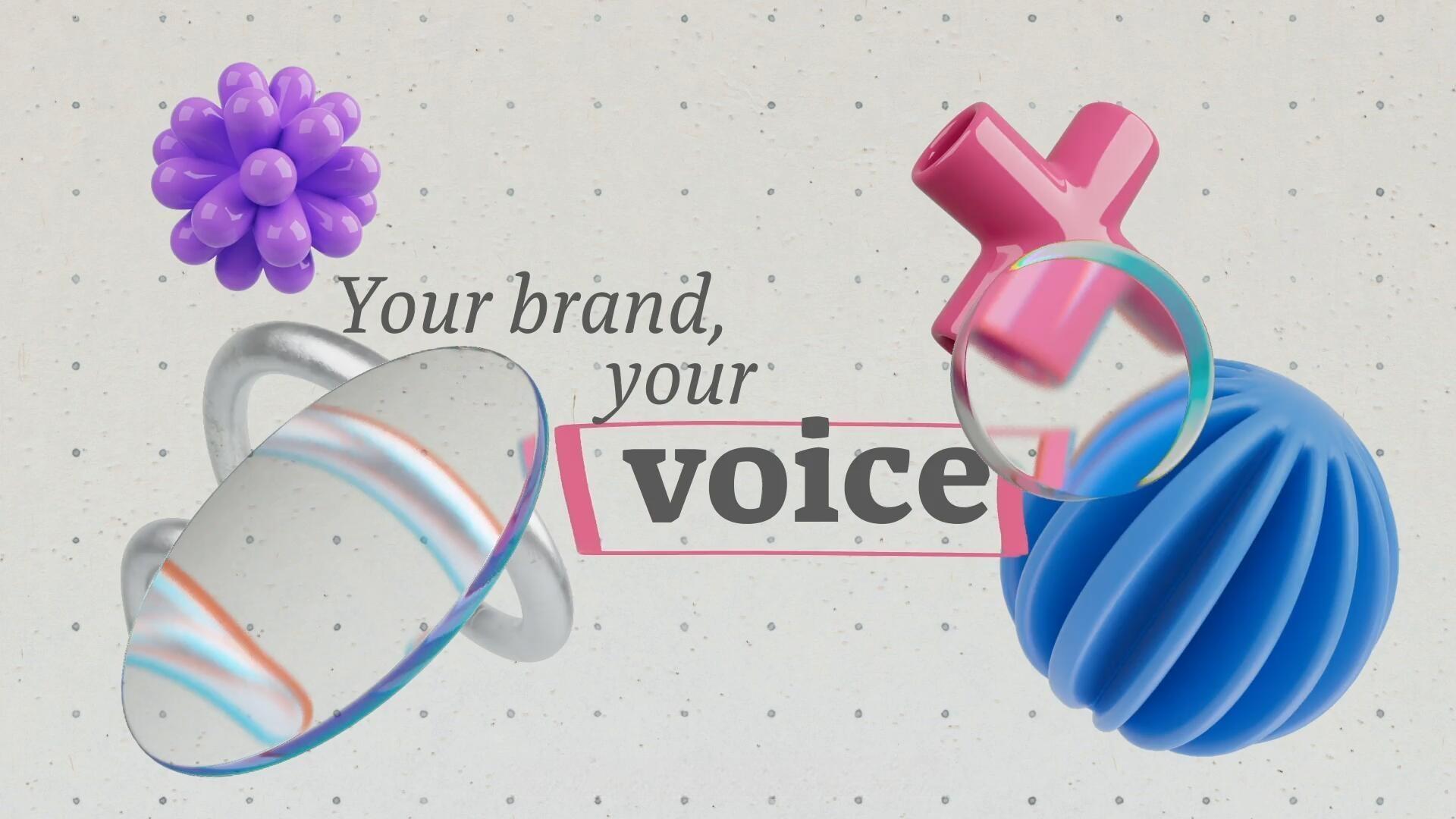 AE模板：趣味涂鸦艺术3D几何形状粗体文字标题排版动画（13580）