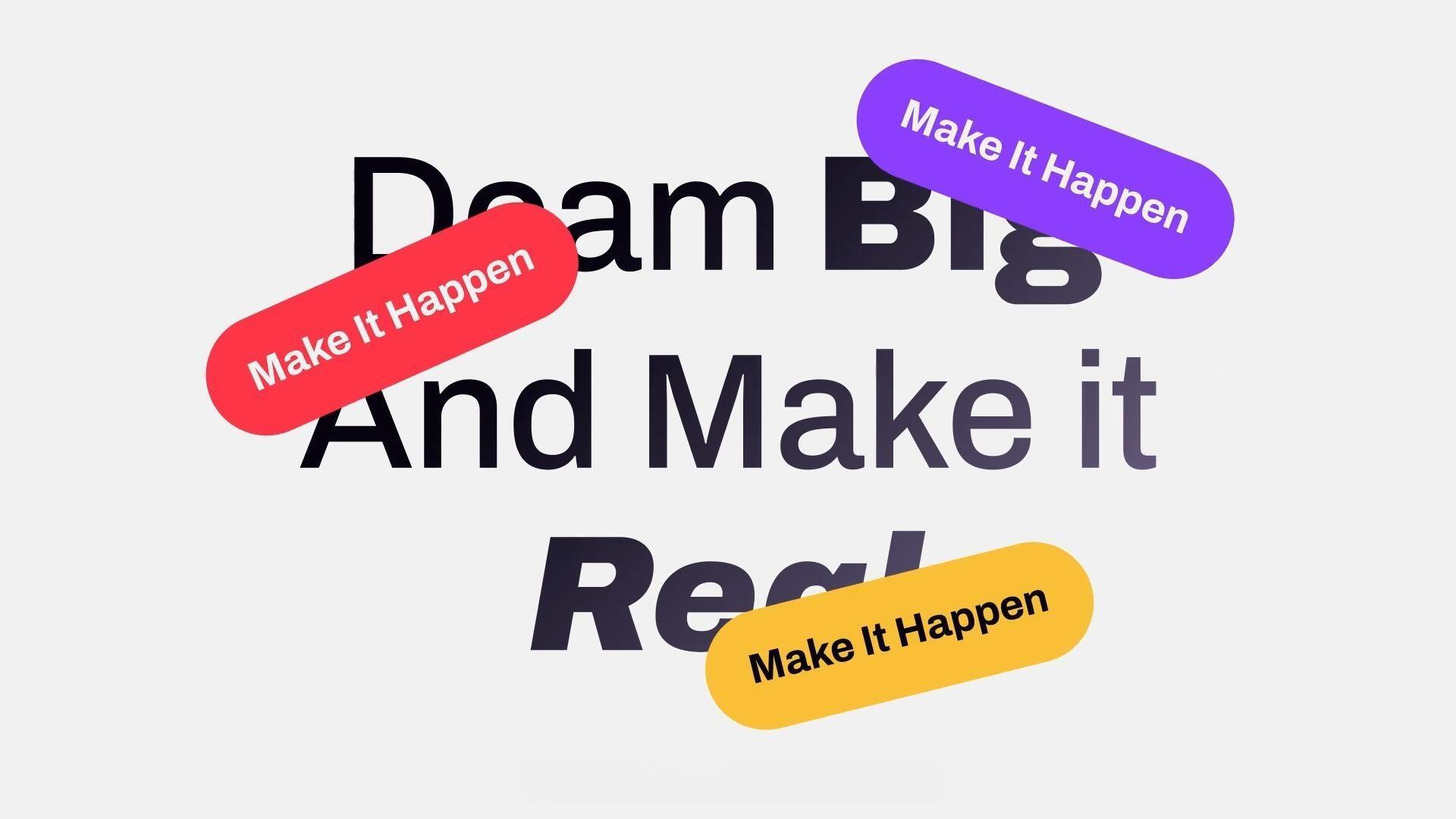 AE模板：创意动态渐变风格品牌营销文字标题排版动画（13171）