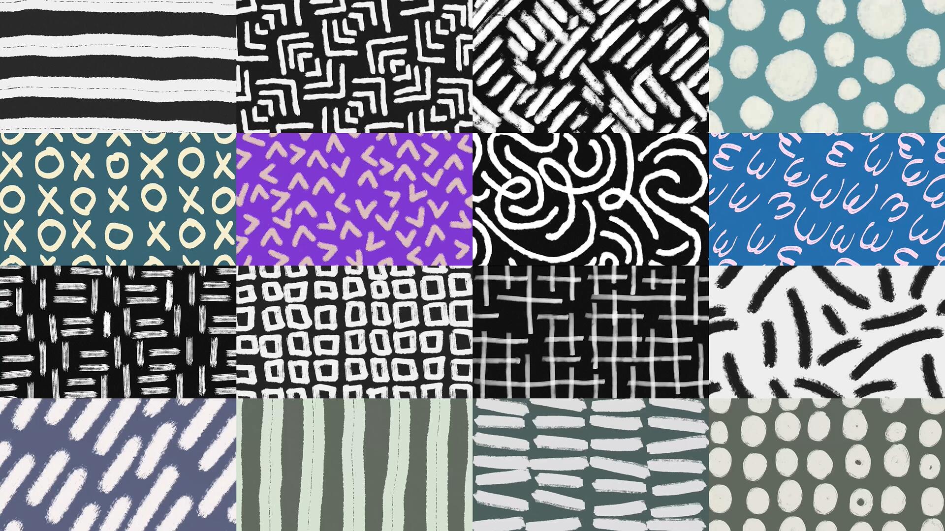 达芬奇预设：趣味多彩手绘风格视频背景动画 2（13154）