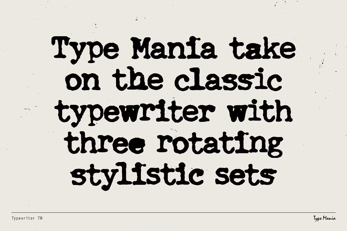 英文字体:复古仿旧斑驳墨迹渗透手写打字机效果封面海报设计字体 Typewriter TM – Distressed Typer(13578) 英文字体:复古仿旧斑驳墨迹渗透手写打字机效果封面海报设计字体 Typewriter TM – Distressed Typer(13578)