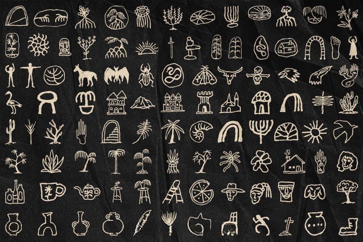 英文字体：复古松散厚实自然真实笔迹墨迹手写pop涂鸦艺术英文logo装饰字体 Sanolia Hand-Drawn Typeface（13302）