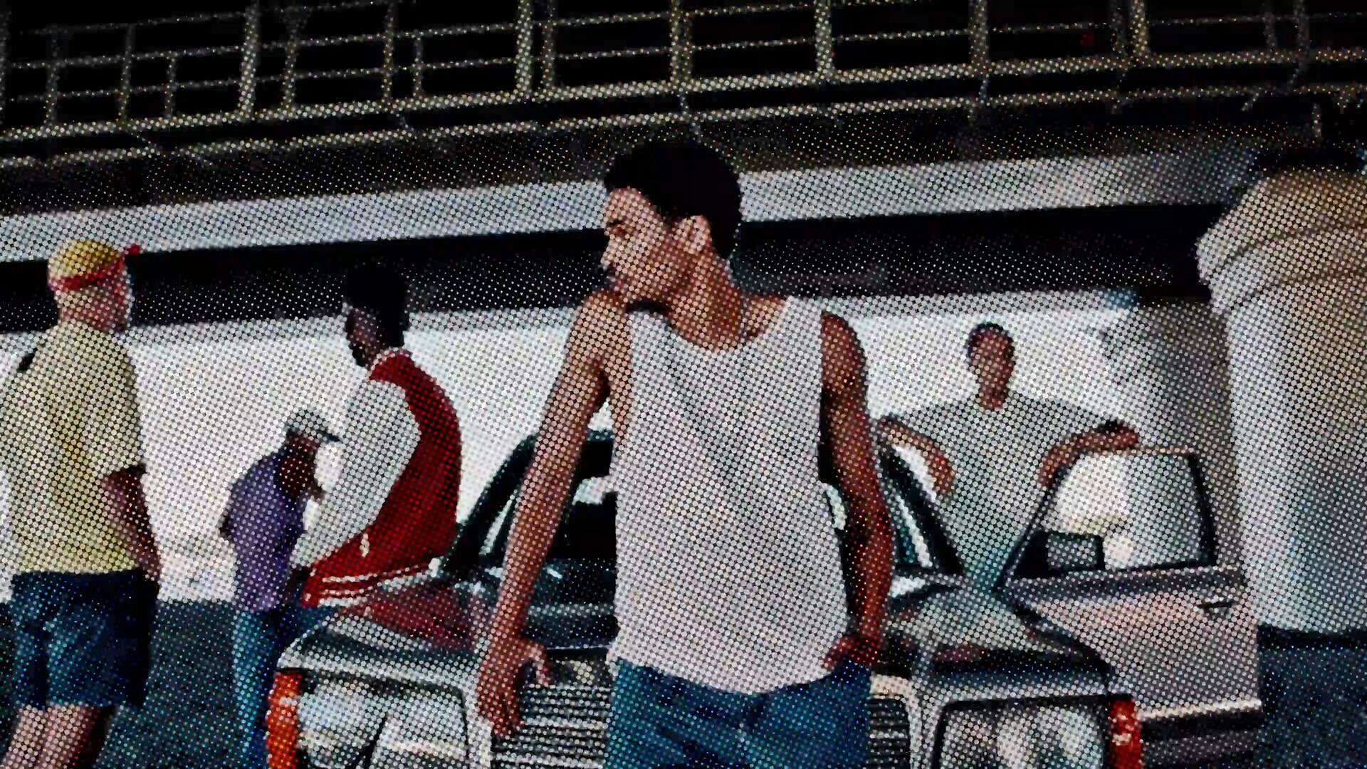 达芬奇模板：15种复古前卫半色调重度情绪电影颗粒叠加纹理效果转场过渡（13410）