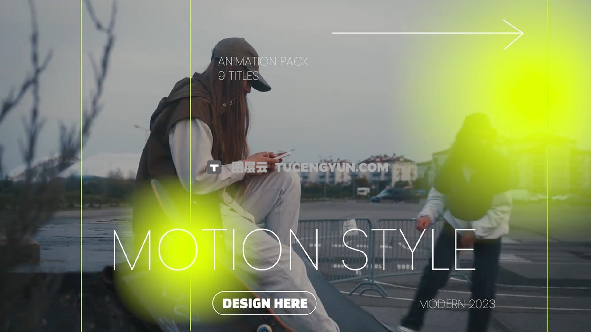 FCPX插件：趣味缤纷设计感海报片名文字标题动画（13599）