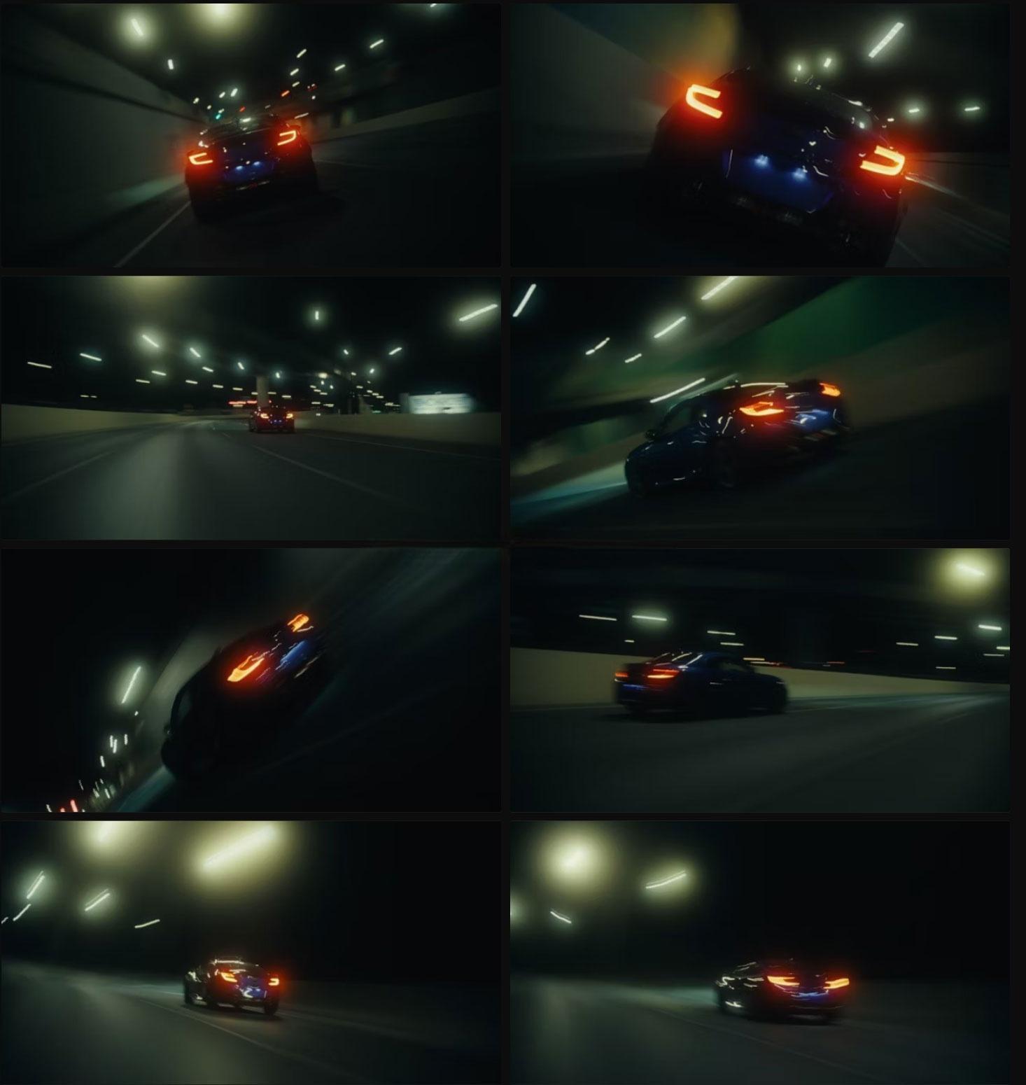 Artlist 69个复古美学慢快门霓虹灯光擦拭速度感汽车剪辑实拍镜头视频素材（13338）