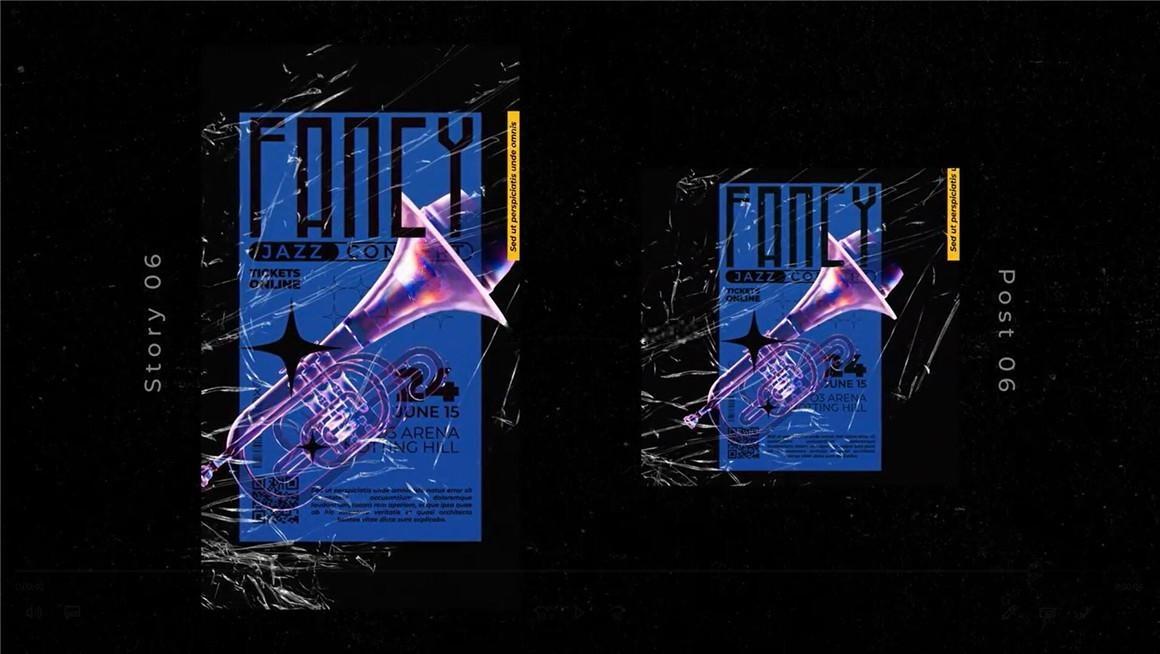 AE/PR模板:12款赛博蒸汽波反设计潮流3D艺术动态海报动画品牌宣传推广视频 Anti-design Post & Stories(9328) AE/PR模板:12款赛博蒸汽波反设计潮流3D艺术动态海报动画品牌宣传推广视频 Anti-design Post & Stories(9328)