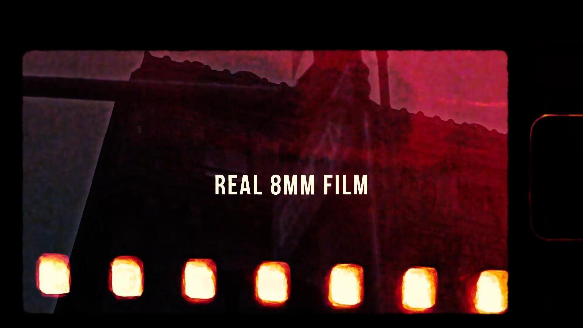 FCPX插件：50个复古Super 8mm胶片打孔、烧录、漏光、砂砾、快门无缝转场过渡+音效（13696）