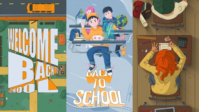 AE模板:趣味幼儿园小学开学返校季竖屏短片开场片头(13112) AE模板:趣味幼儿园小学开学返校季竖屏短片开场片头(13112)