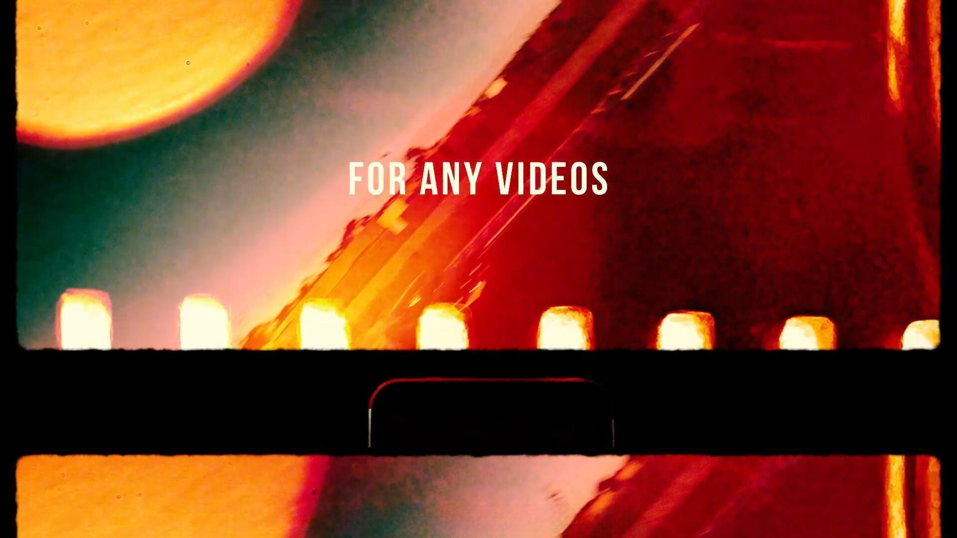 FCPX插件：50个复古Super 8mm胶片打孔、烧录、漏光、砂砾、快门无缝转场过渡+音效（13696）