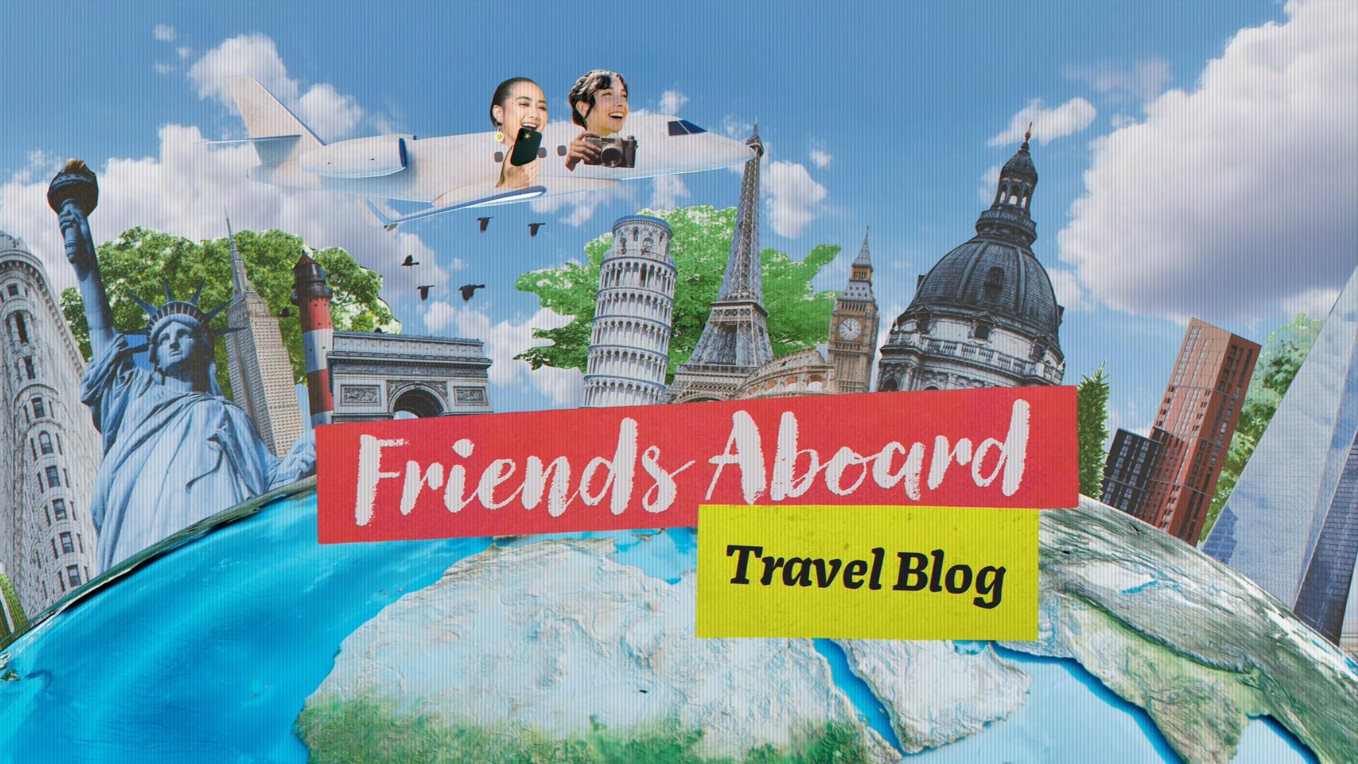 AE模板：复古拼贴艺术风格户外旅行VLOG纪录片4K开场片头（13684）