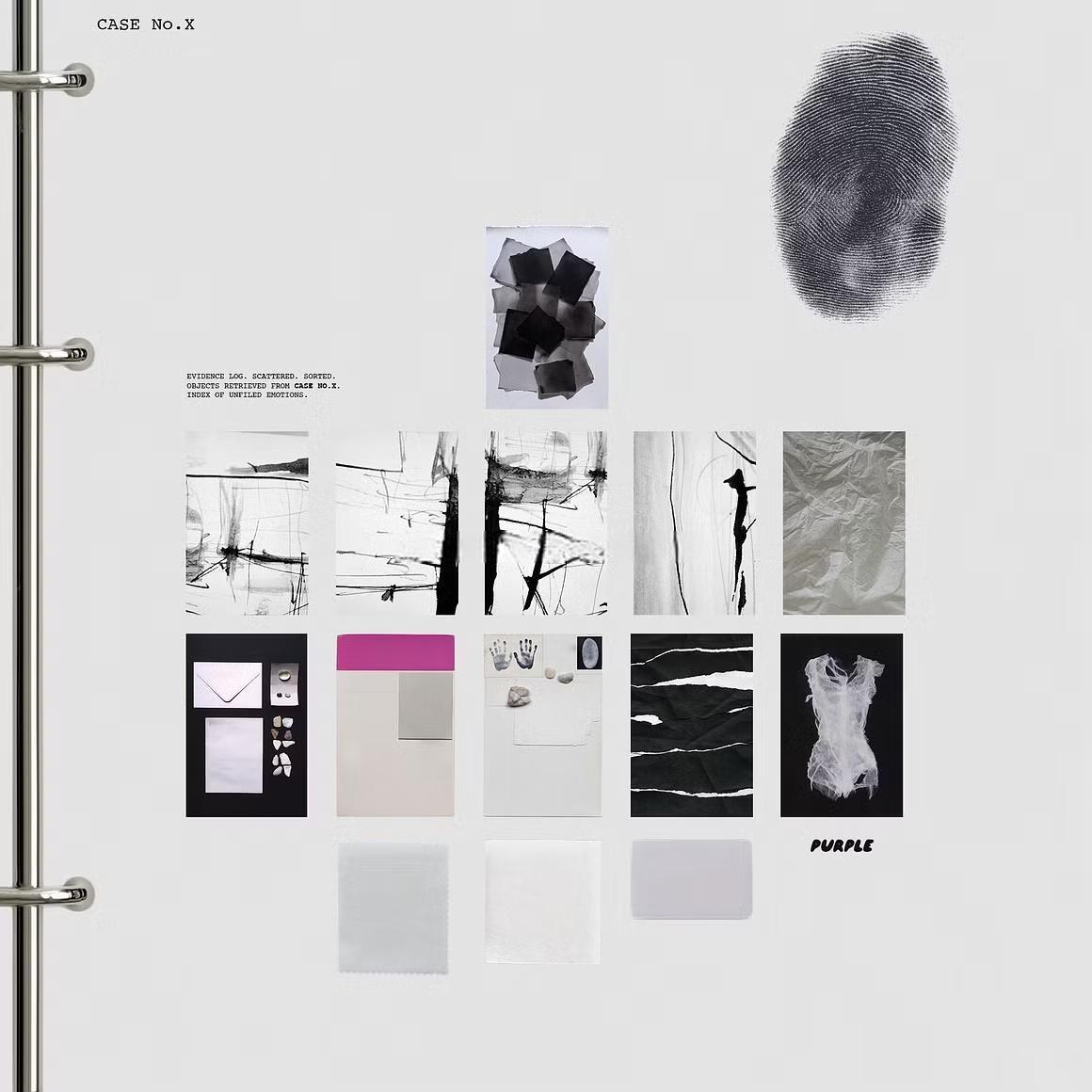 超现实极简主义怪异时尚美学拼贴艺术表格字母数据卡涂鸦胶带电线个人物品PNG免扣图片设计元素套装 CASE No.X: Collage Pack（13126）