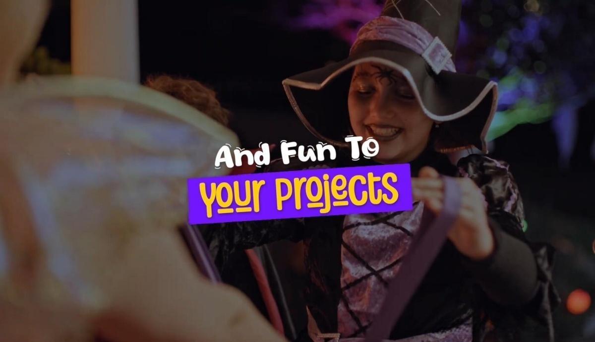 FCPX插件：30个趣味卡通综艺节目可爱花字贴纸文字标题动画 Fun Titles（13099）