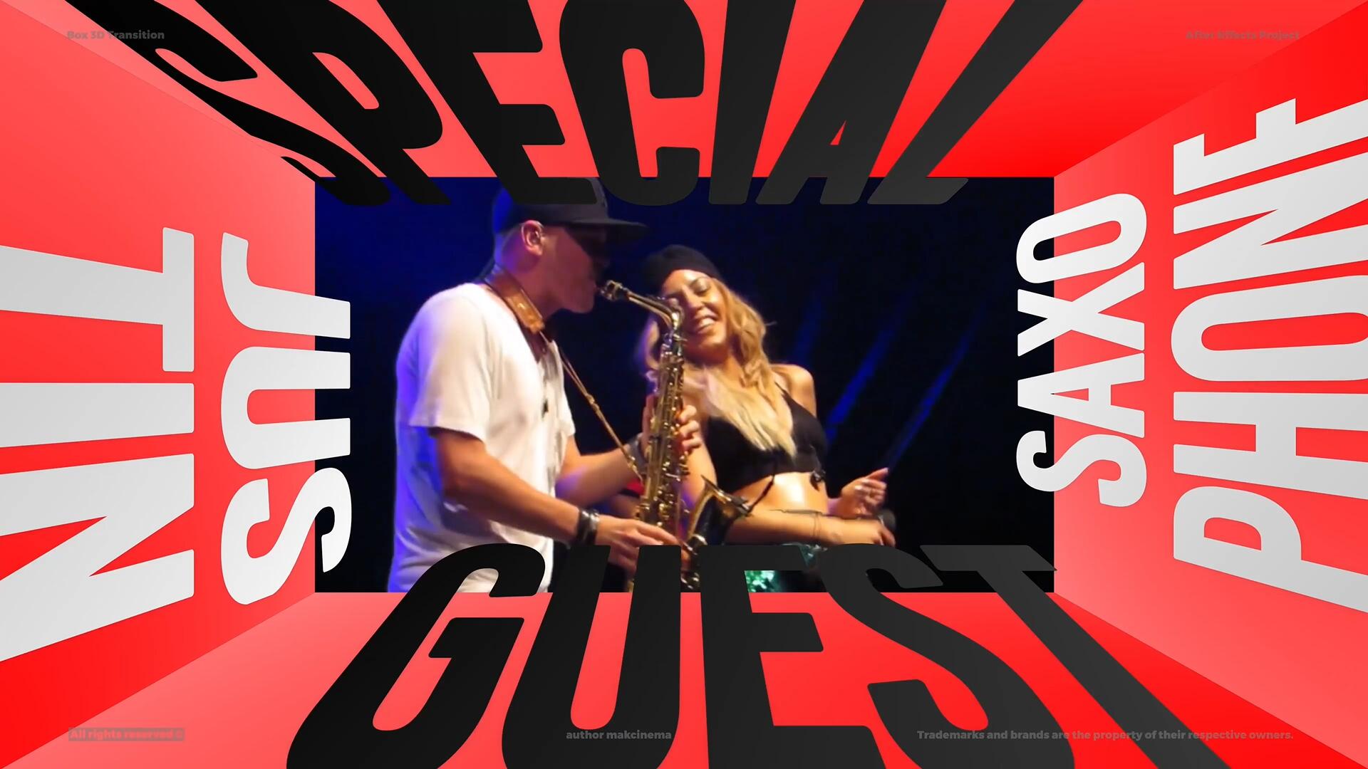 AE模板：创意优雅3D立体遮罩文字标题无缝转场过渡（13215）