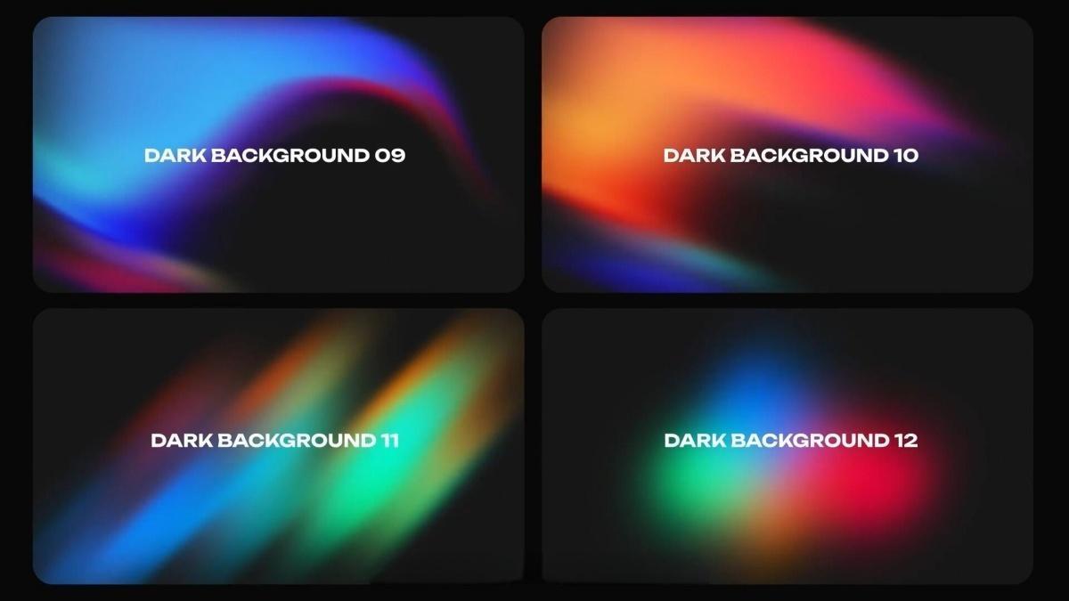 30款梦幻氛围霓虹晕染渐变弥散光颗粒噪点抽象艺术4K视频背景动画AE模板（13280）