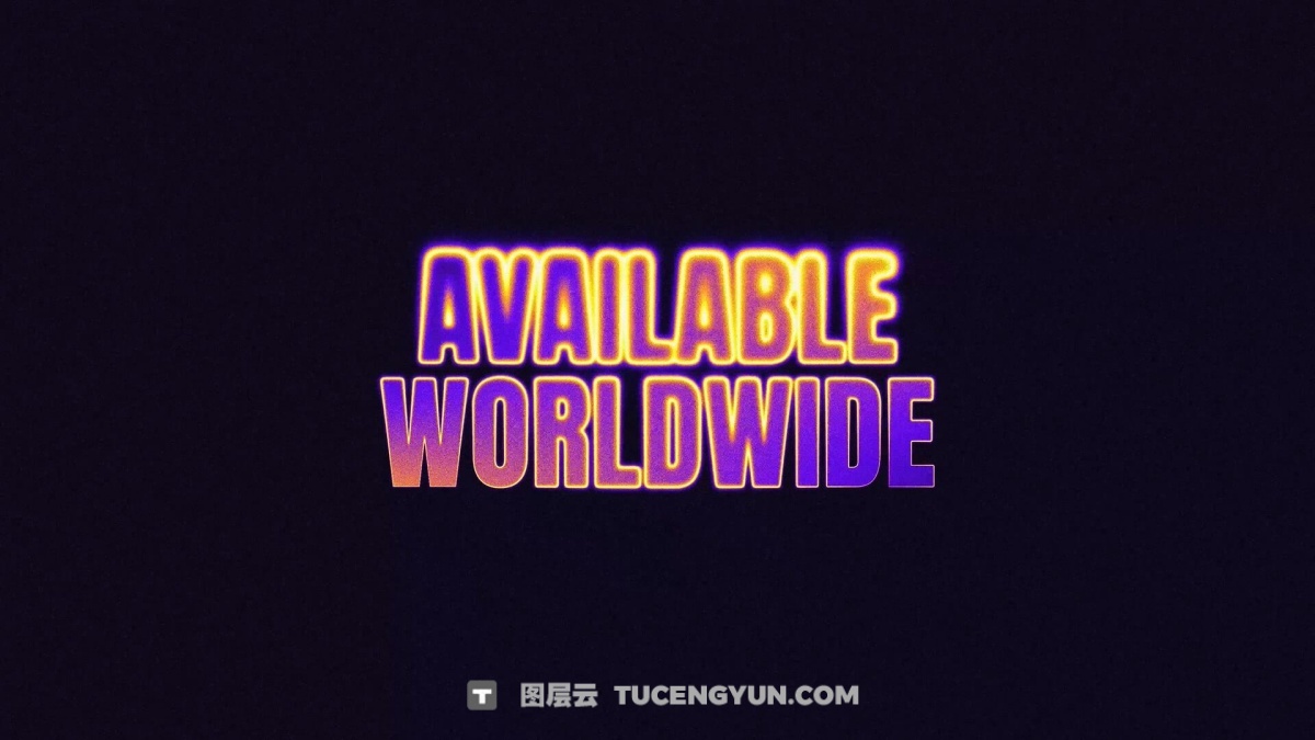 AE模板：2025苹果发布会热成像渐变文字标题排版LOGO展示效果（13397）