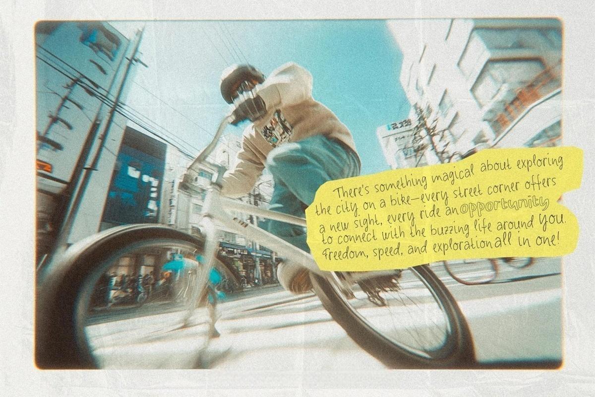 英文字体：慵懒俏皮VLOG旅拍手写风格手绘镂空涂鸦广告短片海报封面字体 Noisy Echo — Handwritten Font Trio（13174）