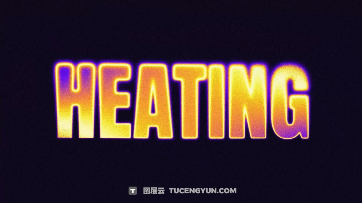 AE模板：2025苹果发布会热成像渐变文字标题排版LOGO展示效果（13397）