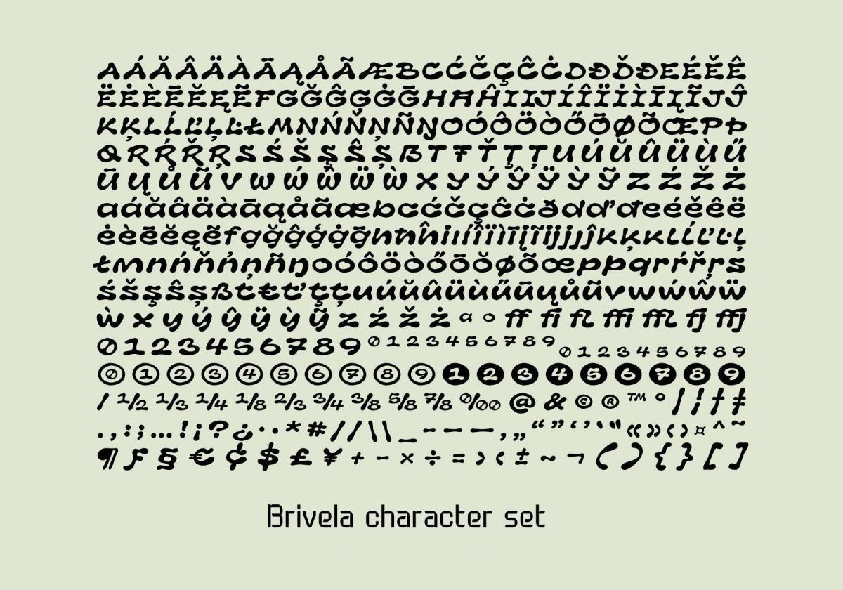 英文字体：大胆街头手写涂鸦艺术街头滑板文化logo徽标标题排版封面海报设计字体 Brivela – Display Font（13461）