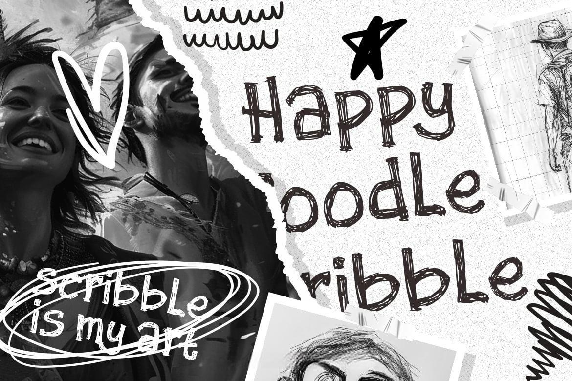 英文字体:创意古怪俏皮潦草涂鸦黑白摇滚杂志手绘线条英文字体包 Doodle Lines Scribble Handwritten Font(13220) 英文字体:创意古怪俏皮潦草涂鸦黑白摇滚杂志手绘线条英文字体包 Doodle Lines Scribble Handwritten Font(13220)