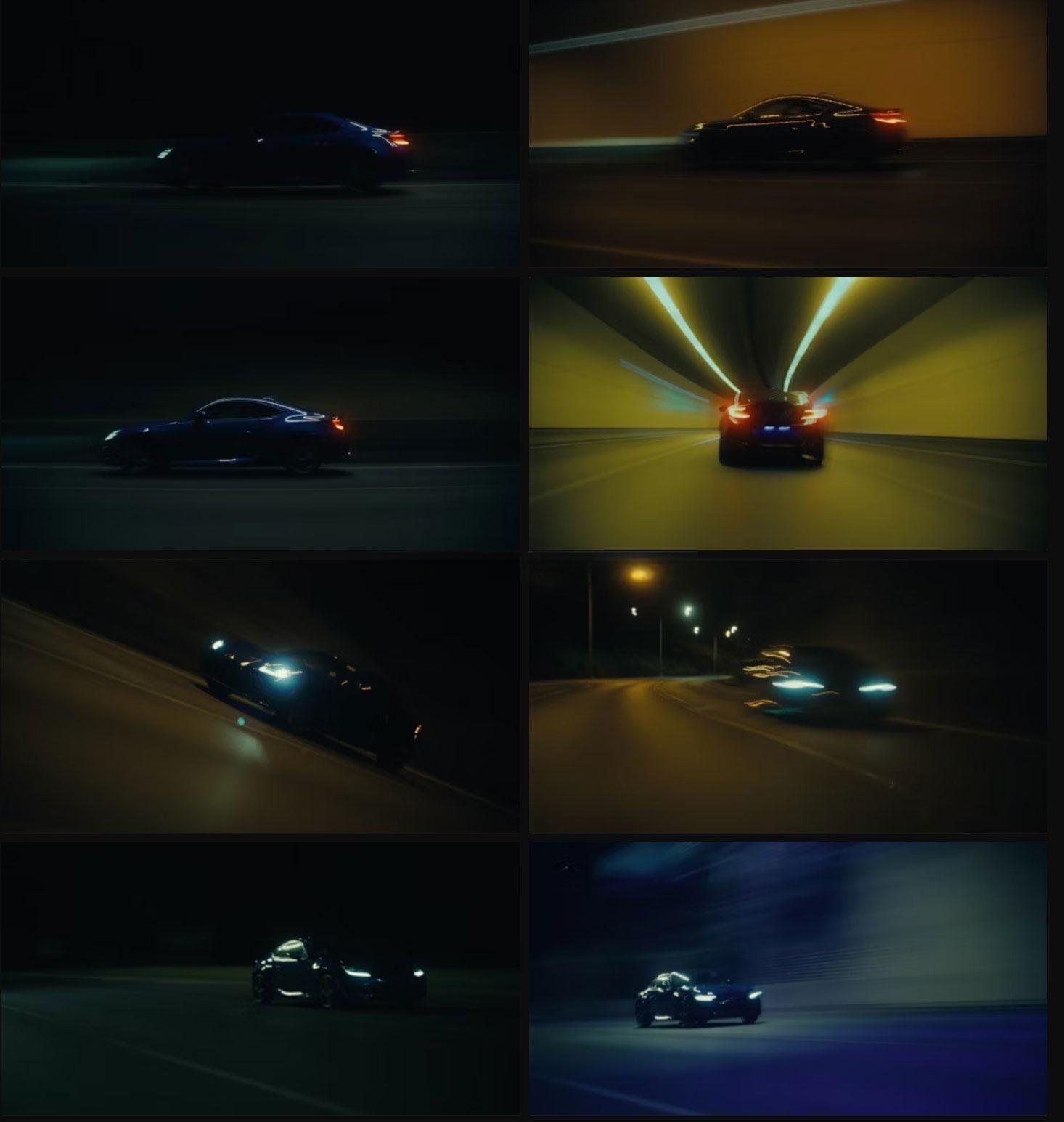 Artlist 69个复古美学慢快门霓虹灯光擦拭速度感汽车剪辑实拍镜头视频素材（13338）