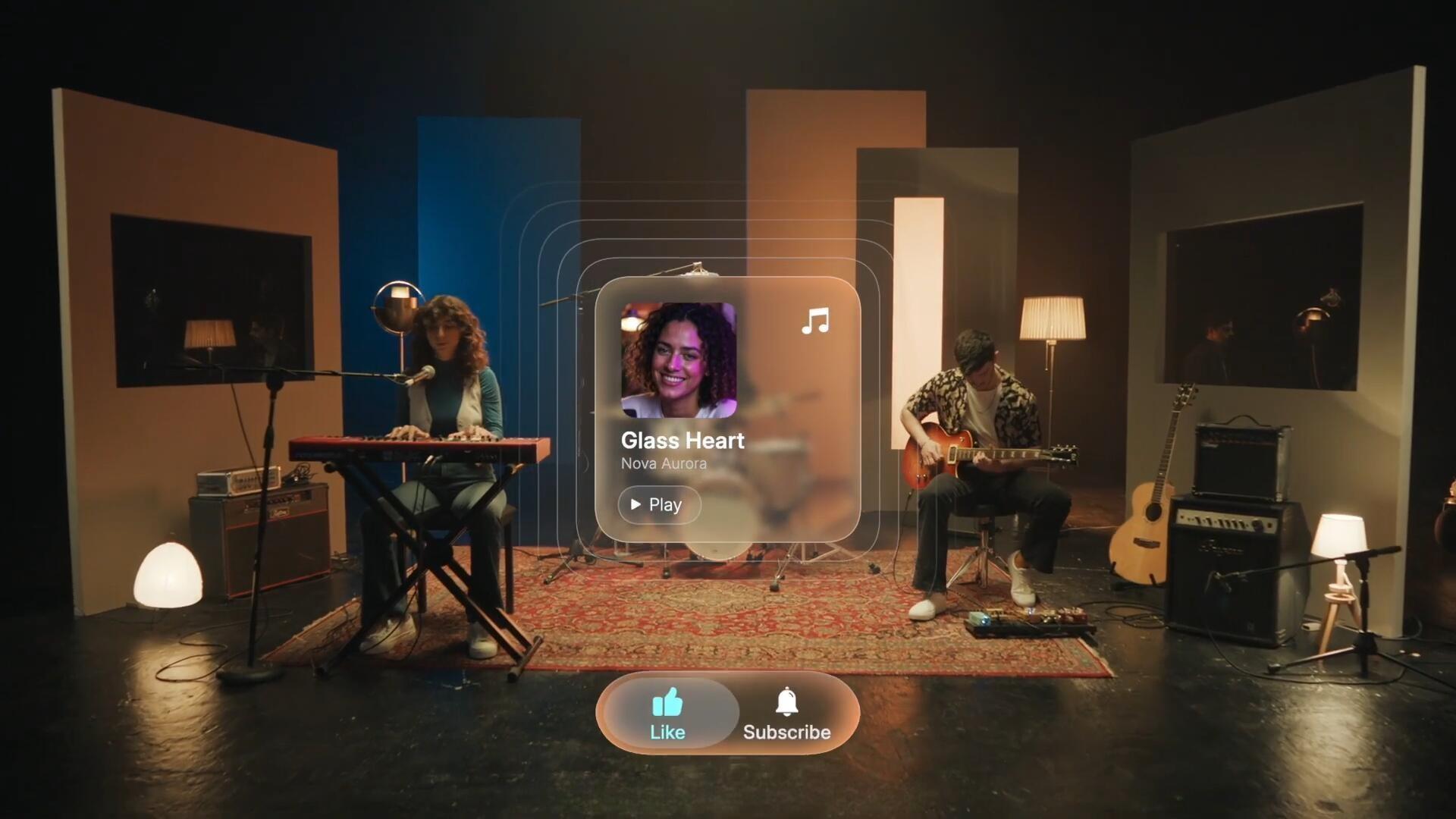 FCPX插件：41个全新苹果液态玻璃风格标题、转场过渡效果动画 Liquid Glass（13547）