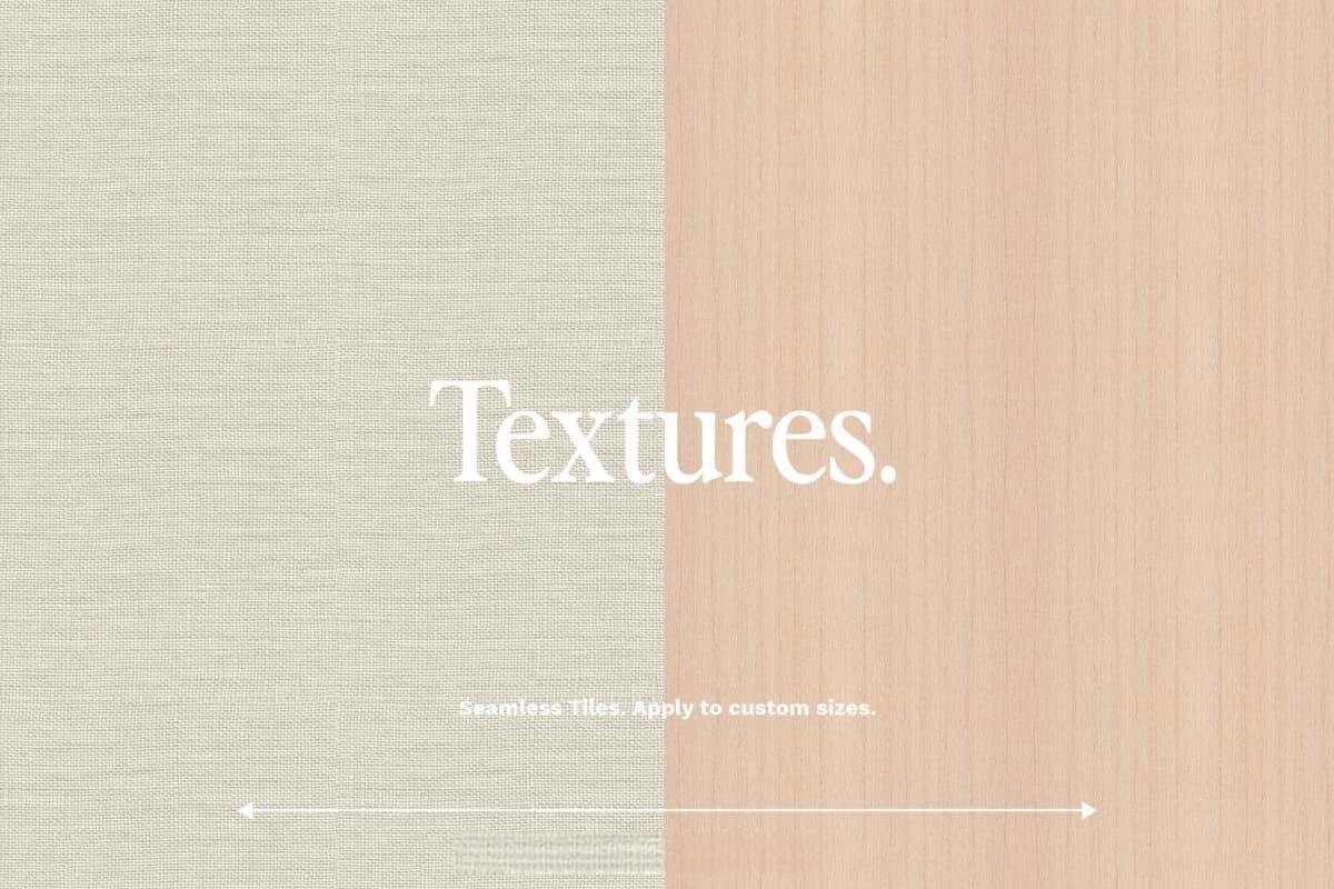 复古天然纤维粗糙柔和莫兰迪中性色调无缝纸张背景自然肌理无缝图案JPG+PAT素材 Natural Textures: Seamless Patterns（13272）