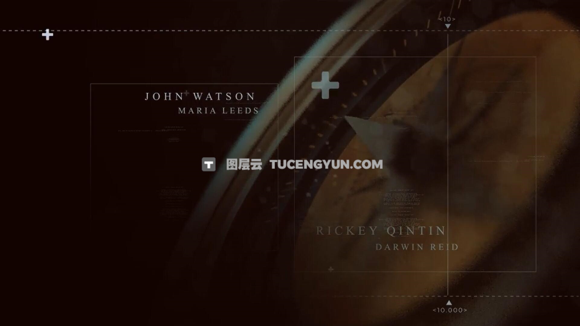 AE/PR/达芬奇模板： 复古3D电影动态视差电影艺术文字标题开场片头（13340）